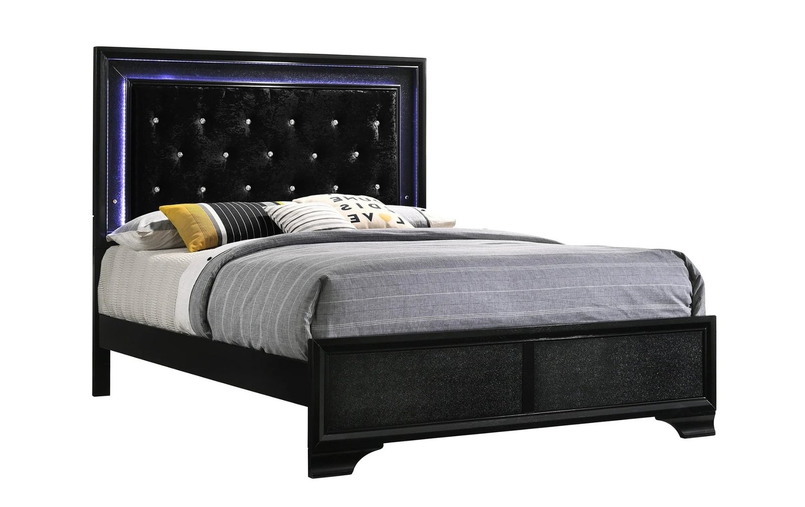 Micah Black LED Full Bed
