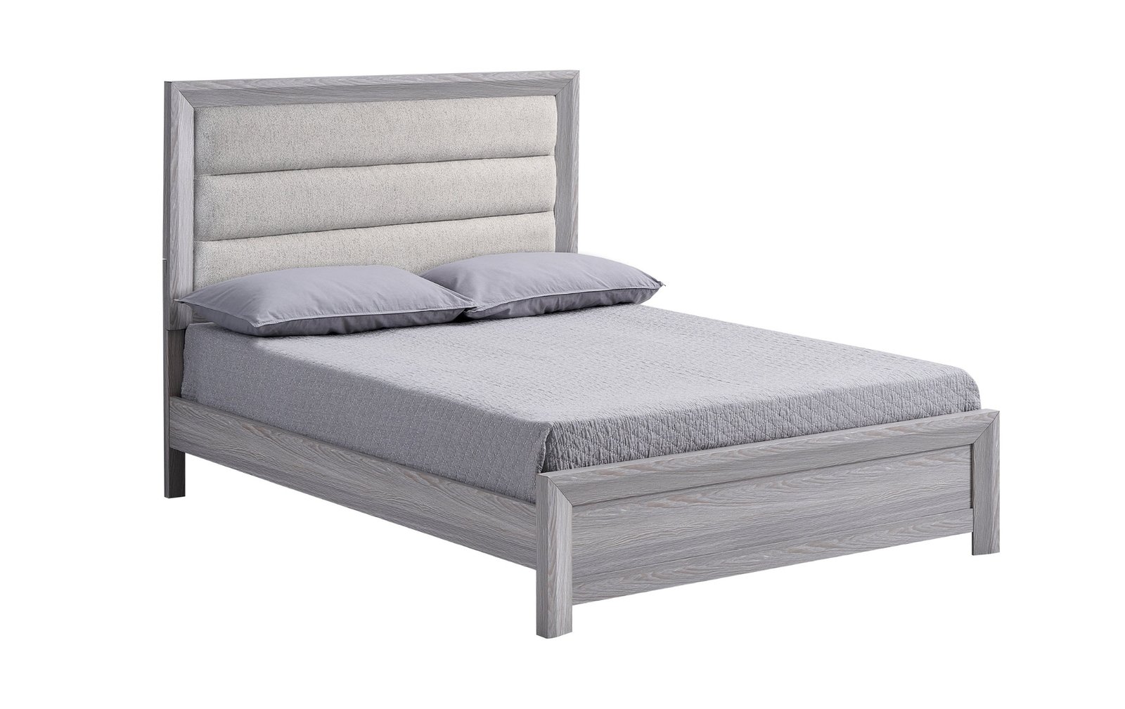 Adelaide Gray Upholstered Full Bed