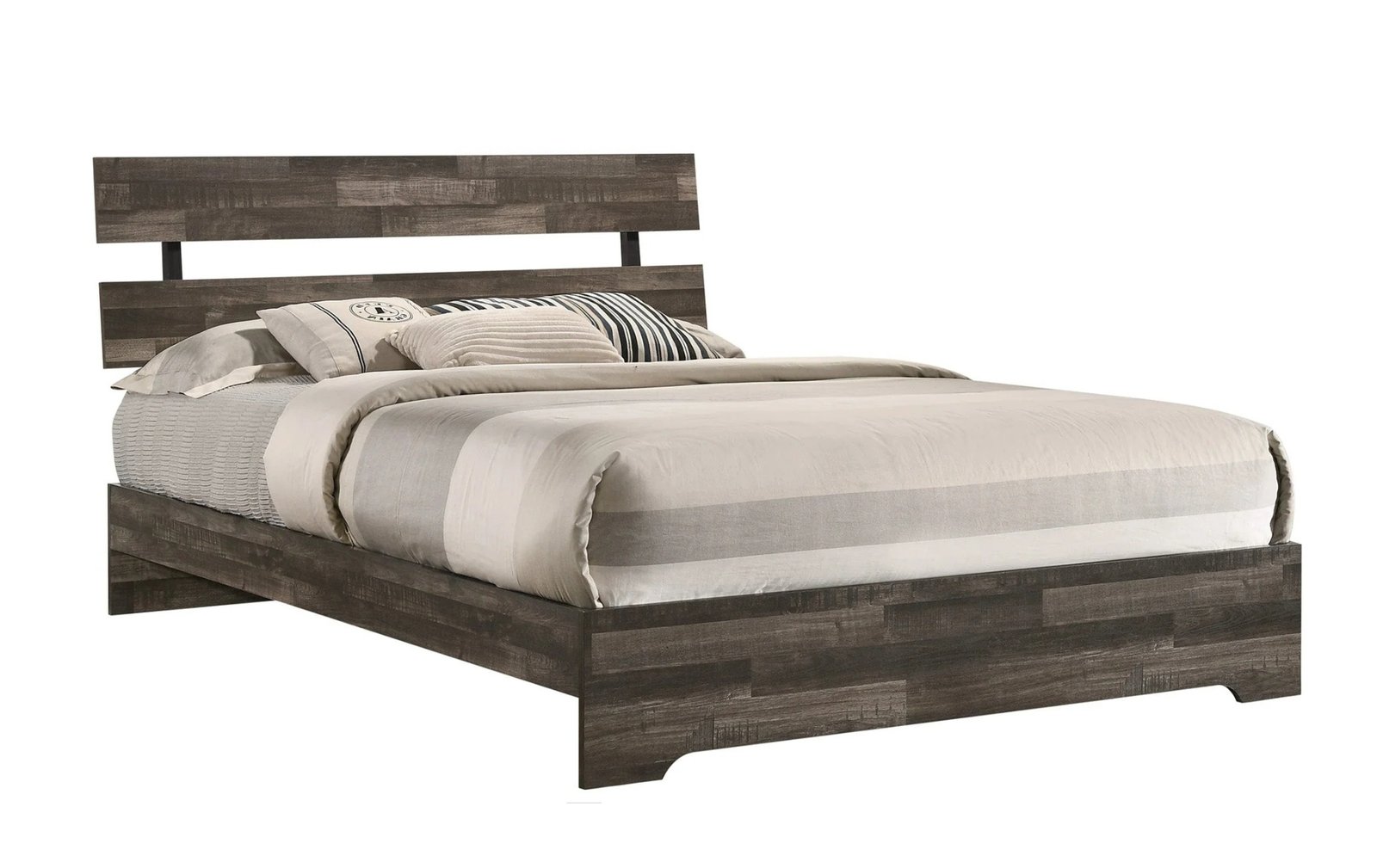 Atticus Gray Twin Bed