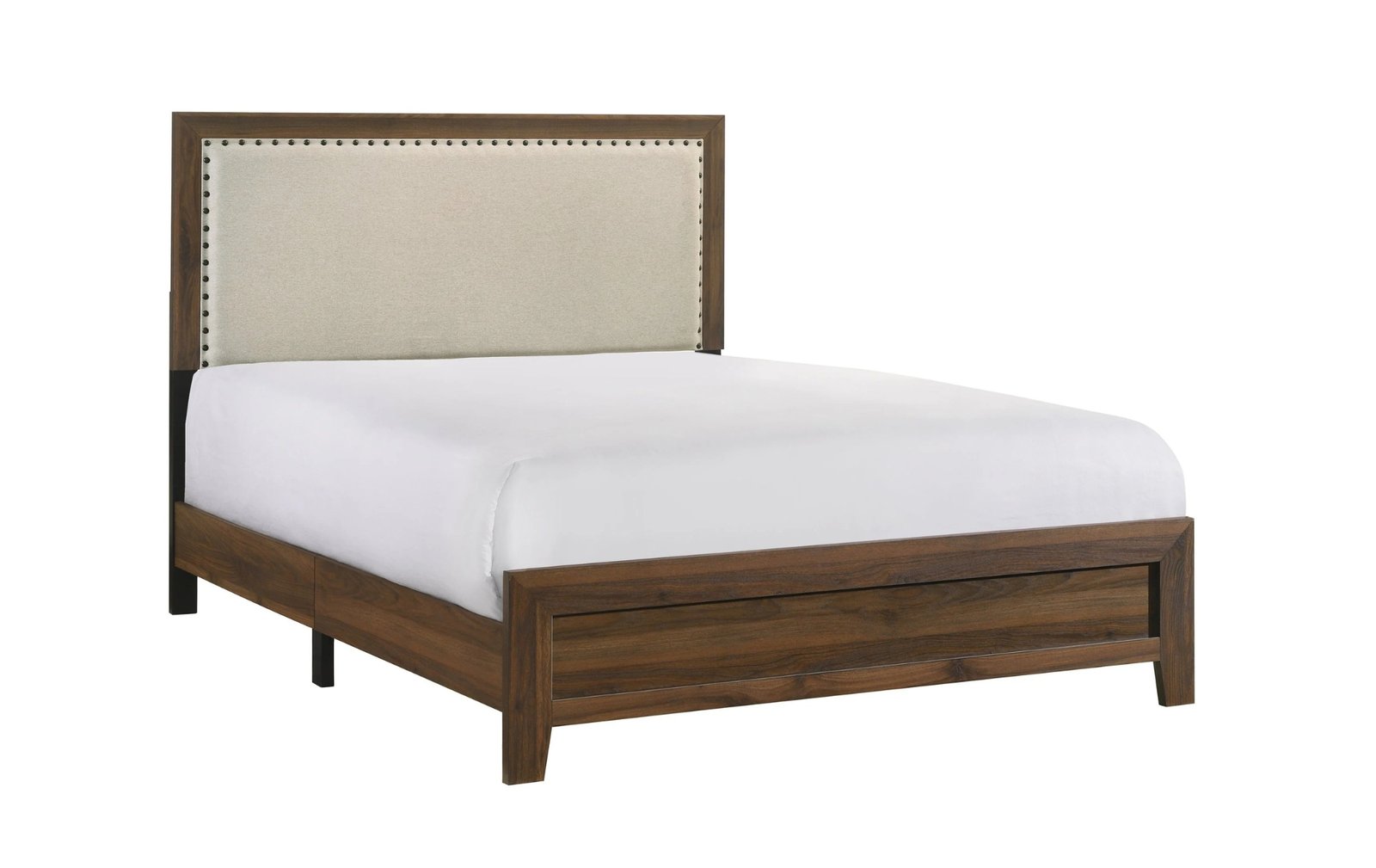 Millie Brown Upholstered Full Bed