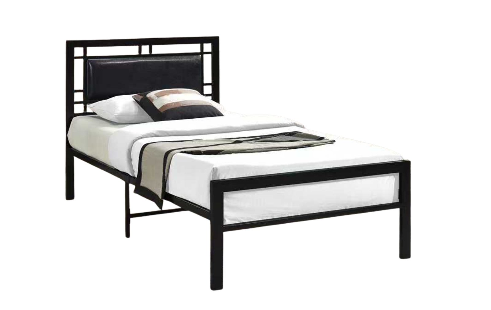 Black Metal Twin Bed