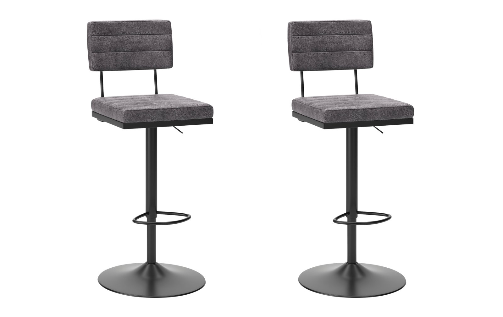 Strumford Tall Swivel Barstool Set of 2