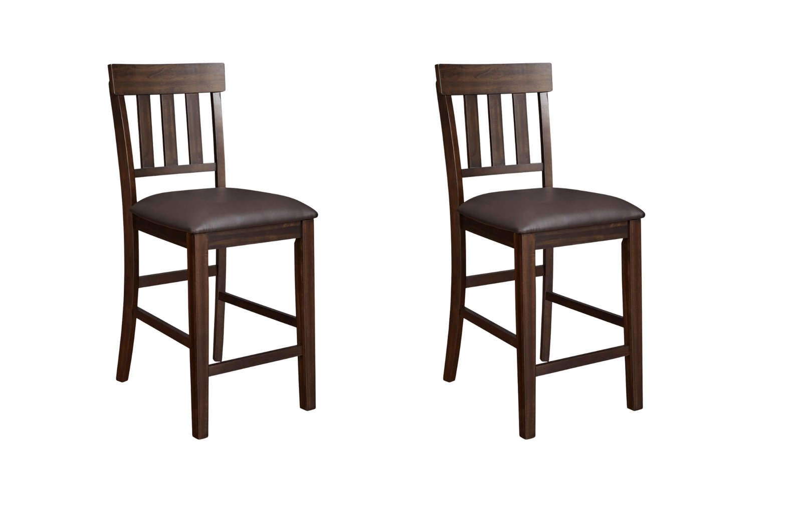 Haddigan Brown Counter Height Dining Chair Set of 2