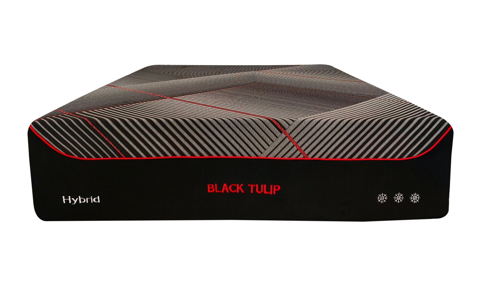 Queen Size Black Tulip Hybrid Mattress